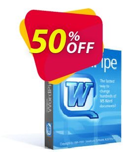 50% OFF WordPipe Floating License - +1 Yr Maintenance  Coupon code