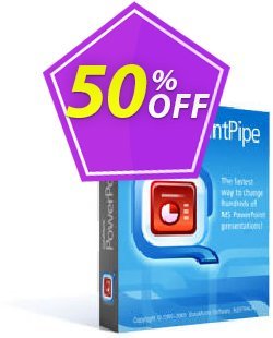 50% OFF PowerPointPipe Lite Portable - +1 Yr Maintenance  Coupon code