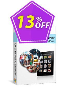 Xilisoft DVD to iPad Converter Coupon, discount Xilisoft DVD to iPad Converter stunning offer code 2022. Promotion: Discount for Xilisoft coupon code