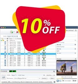 10% OFF Xilisoft DVD to Apple TV Converter for Mac Coupon code