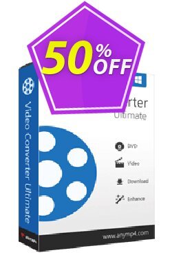 50% OFF Any Video Converter Ultimate Coupon code
