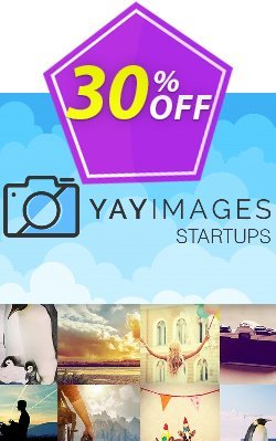 30% OFF Yay Images Startups Solo Plan Coupon code