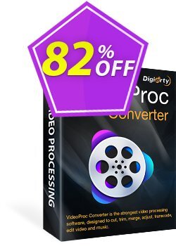 82% OFF VideoProc Converter Lifetime Coupon code