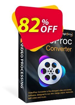 82% OFF VideoProc Converter Lifetime Coupon code