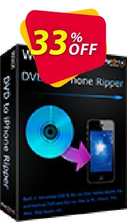 33% OFF WinX DVD to iPhone Ripper Coupon code