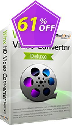 61% OFF WinX HD Video Converter Deluxe - 3 months License  Coupon code