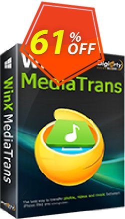 61% OFF WinX MediaTrans STANDARD - 3 Months License  Coupon code