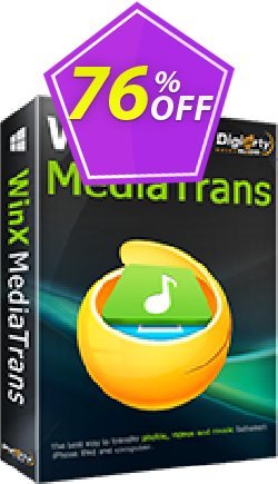 WinX MediaTrans PREMIUM - 1 year License  Coupon, discount 76% OFF WinX MediaTrans (1 year License), verified. Promotion: Exclusive promo code of WinX MediaTrans (1 year License), tested & approved