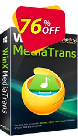 WinX MediaTrans PREMIUM - 1 year License Coupon discount 76% OFF WinX MediaTrans (1 year License), verified - Exclusive promo code of WinX MediaTrans (1 year License), tested & approved