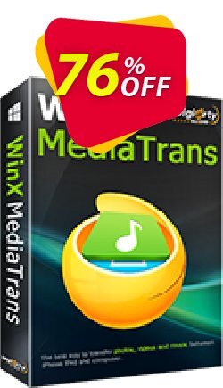 76% OFF WinX MediaTrans PREMIUM - 1 year License  Coupon code