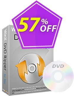 57% OFF WinX DVD Ripper for Mac Lifetime Coupon code