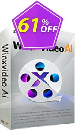 WinXvideo AI Coupon discount 60% OFF WinXvideo AI, verified - Exclusive promo code of WinXvideo AI, tested & approved