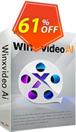 WinXvideo AI Lifetime License Coupon discount 60% OFF WinXvideo AI Lifetime License, verified - Exclusive promo code of WinXvideo AI Lifetime License, tested & approved