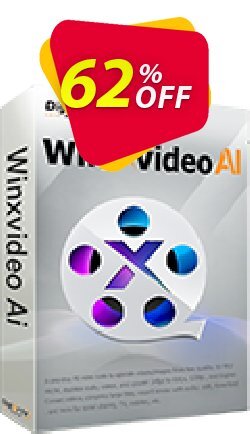 62% OFF WinXvideo AI 1-Year 3 PCs Coupon code