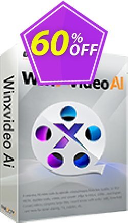 WinXvideo AI Family License Coupon discount 60% OFF WinXvideo AI Family License, verified - Exclusive promo code of WinXvideo AI Family License, tested & approved