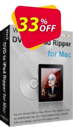 WinX DVD to iPad Ripper for Mac amazing discount code 2024