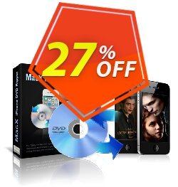 MacX iPhone DVD Ripper stirring offer code 2024