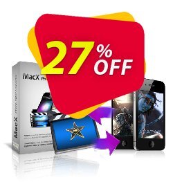 27% OFF MacX iPhone Video Converter Coupon code