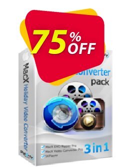 75% OFF MacX Holiday Gift Pack Coupon code