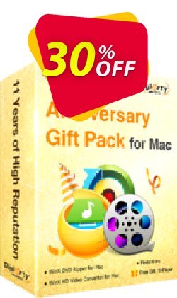 30% OFF WinX Anniversary Pack for Mac Coupon code