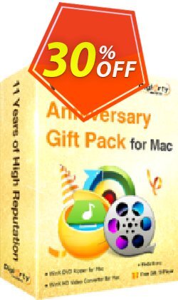 30% OFF WinX Anniversary Pack for Mac Coupon code