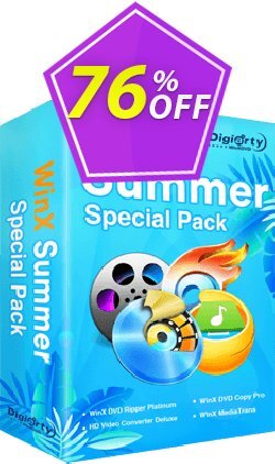 76% OFF  WinX Anniversary Special Pack for Mac, verified