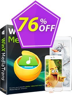 WinX MediaTrans Coupon, discount MediaTrans discount code for Windows. Promotion: WinX MediaTrans coupon discount