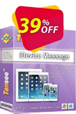 39% OFF Tansee iOS Message Transfer - 1 year  Coupon code