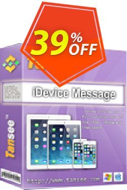 39% OFF Tansee iOS Message&Contact Transfer - 1 year Coupon code