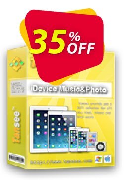 35% OFF Tansee iOS Music & Photo Transfer - 1 year Coupon code