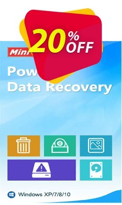 MiniTool Power Data Recovery Commercial Coupon discount 20% off - reseller 20% off