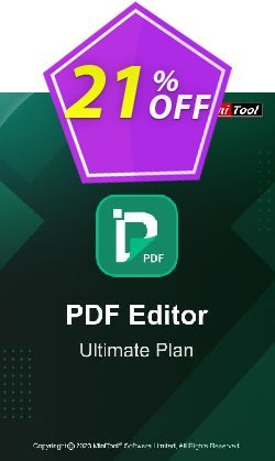 20% OFF MiniTool PDF Editor PRO Monthly Plan, verified