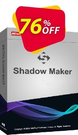 76% OFF MiniTool ShadowMaker Pro Coupon code