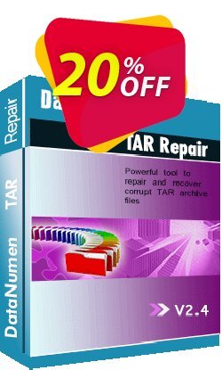 20% OFF DataNumen TAR Repair Coupon code