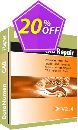 20% OFF DataNumen CAB Repair Coupon code