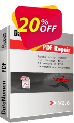 20% OFF DataNumen PDF Repair Coupon code