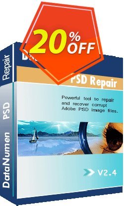 20% OFF DataNumen PSD Repair Coupon code