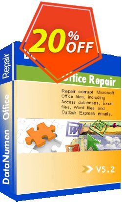 20% OFF DataNumen Office Repair Coupon code