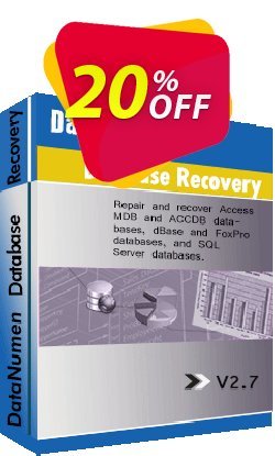 20% OFF DataNumen Database Recovery Coupon code