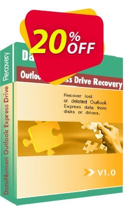 DataNumen Outlook Express Drive Recovery Coupon, discount Education Coupon. Promotion: Coupon for educational and non-profit organizations