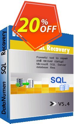 20% OFF DataNumen SQL Recovery Coupon code