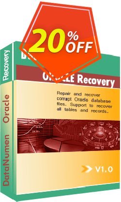 20% OFF DataNumen Oracle Recovery Coupon code