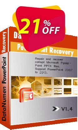 21% OFF DataNumen PowerPoint Recovery Coupon code