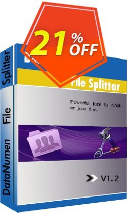 DataNumen File Splitter Coupon, discount 20% OFF DataNumen File Splitter, verified. Promotion: Amazing promo code of DataNumen File Splitter, tested & approved