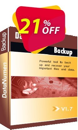 21% OFF DataNumen Backup Coupon code