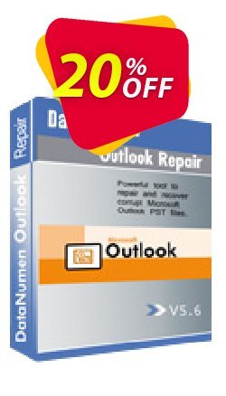 20% OFF DataNumen Outlook Repair Coupon code