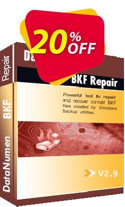 20% OFF DataNumen BKF Repair Coupon code