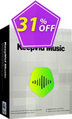 31% OFF KeepVid Music for Mac Coupon code