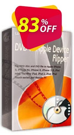 WonderFox DVD to Apple Device Ripper Coupon, discount DVD to Apple 70% OFF. Promotion: super sales code of WonderFox DVD to Apple Device Ripper 2022
