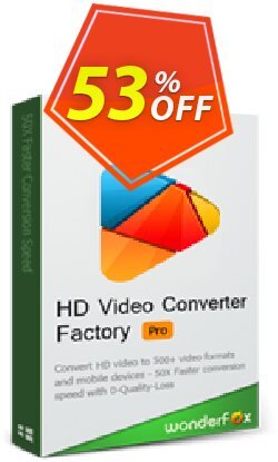 53% OFF WonderFox HD Video Converter Factory Pro Coupon code